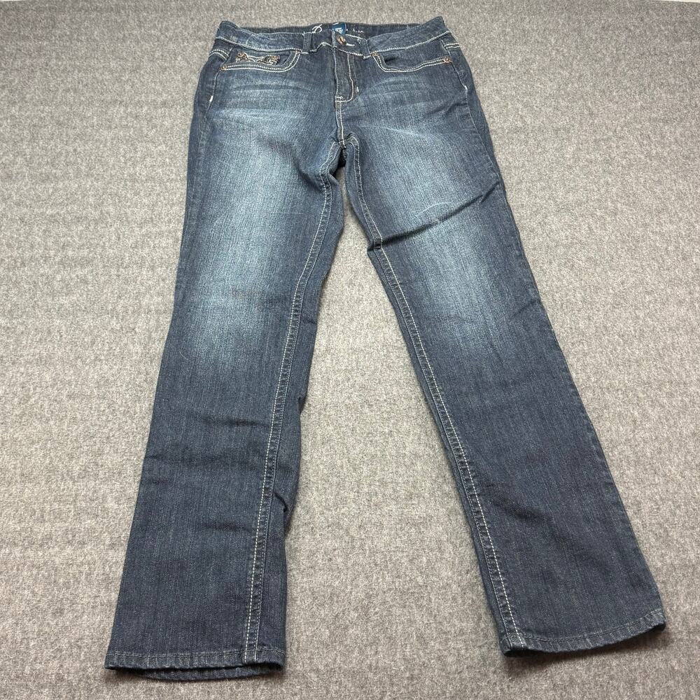 Royal‎ premium Jeans Women's Size 6 (30x31.5) Straight Leg Stretch Dark Wash